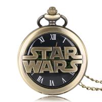 ราคา Retro Star Wars นาฬิกาพกนาฬิกาจี้ควอตซ์กลวงพร้อมโซ่สร้อยคอ (29471730271)