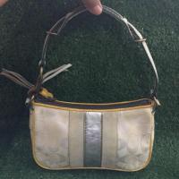 ราคา กระเป๋าผ้าแคนวาสคล้องมือ คล้องไหล่ แบรนด์แท้ coach #มือ2 (2496064454)