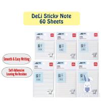 ราคา [BUNNY] Deli Sticky Notes Memo Pads(Grid / Line / Blue Red Line) 60 แผ่น (57007819864)