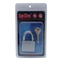 ราคา ISON by ISEO แม่กุญแจเหล็กแกนทองเหลือง 40มม 50 มม. สลักชื่อฟรี (1549884687)