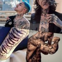 ราคา ⚡Tattoo sticker สติ๊กเกอร์รอยสัก อักษร #1 (9655363341)