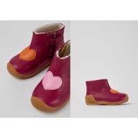 ราคา Camper Twins Pink รองเท้าบูทหุ้มข้อหนังแท้ (28672531714)