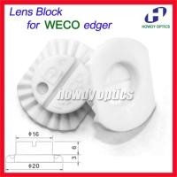 ราคา 10pcs A25A plastic lens block optical suction cup 20mm for WECO lens edging machine (56056786375)