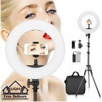 ราคา RINGLIGHT LED 34CM ไฟแต่งหน้า ไฟวงแหวน ไฟสตูดิโอ ไฟLED ไฟถ่ายรูป ไฟกล้อง ริงไลท์ ไฟไลฟ์สด ไฟ Liveสด (3108496937)