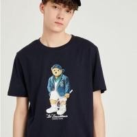 ราคา เสื้อแขนสั้นแบรนด์ TeenieWeenie Bear สไตล์ใหม่ สำหรับผู้ชายและผู้หญิง ทำจากผ้าฝ้ายแท้ พิมพ์ลายรอบคอลายบน (54558386212)