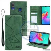 ราคา CASE HP SAMSUNG M20 Flip Wallet Motif Casing HP Flip Motif Wallet Leather SAMSUNG M20 (46310388217)