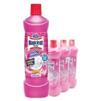 ราคา Magiclean ล้างห้องน้ำ เทอร์โบพาวเวอร์ กลิ่นสปาร์คกิ้ง พิ้งค์ 850มล. น้ำยาล้างห้องน้ำ มาจิคลีน 3 ขวด (41627192110)
