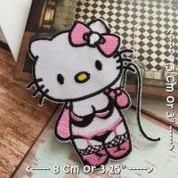 ราคา แมวคิตตี้ Kitty ตัวรีดติดเสื้อ อาร์มรีด อาร์มปัก ตกแต่งเสื้อผ้า หมวก กระเป๋า แจ๊คเก็ตยีนส์ Cute Embroidered Iron on P... (4247306927)