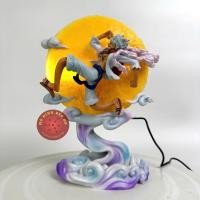 ราคา ลูฟี่เกียร์ 5 รุ่นวิ่งบนดวงจันทร์ luffy nika เรืองแสง sun god มีไฟ led Onepiece 26 ซม. สูง (45210628836)