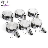 ราคา 6pcs M272 M273 Piston & Ring 92.9mm Φ22mm 2720308917 2720309717 For Mercedes-Benz CLK350 CLS350 C35 (45555810163)