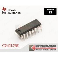 ราคา (1ตัว) [IC] CD4017BE CD4017 TEXUS DIP16 CMOS Counter/Dividers (45860275988)