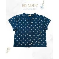 ราคา เสื้อคอจีนผ้าฝ้ายย้อมคราม โทนครามเข้ม สวยคลาสสิก ดีเทลแต่งกระดุมเงิน (41571688888)