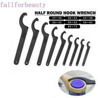 ราคา FALLFORBEAUTY C Hook Spanner, ปรับ Pre Load Hook Hook ประแจ, Universal Tool Adjuster Round Nut 22-72 มม. Crescent ประแจมือเครื่องมือ (44130863158)