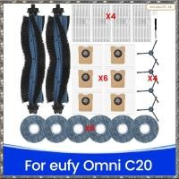 ราคา [LHY] ชุดอุปกรณ์เสริมสําหรับ Eufy Omni C20 ชิ้นส่วนทดแทนสูญญากาศแปรงหลักแปรงด้านข้าง Hepa Filter Mop ผ้าถุงเก็บฝุ่น (41315436475)