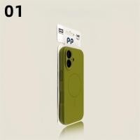 ราคา Blue Lion เคส iPhone 16/16 Pro/16 Pro Max/16e สีเขียวพาสเทล เคสแม่เหล็ก ผิวนุ่ม เรียบหรู กันกระแทก (42581278167)