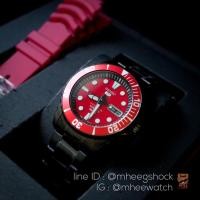 ราคา SEIKO Red Submariner Limited Edition Super Rare (SRP501) (10464218177)