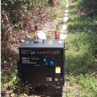 ราคา ปั่นไฟดีเซลตู้ทึบ (เสียงเงียบ)7.5kw. 220V. เครื่องยนต์15แรงม้ายี่ห้อPOWER HORSE กุญแจสตาร์ทพร้อมแบตเตอรี่ รับประกัน 1 ปี (18650100600)