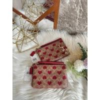 ราคา ⭐️ทักแชทก่อนสั่งซื้อ⭐️ coach Small Wristlet In Signature Canvas (งานช็อป)(CF265) (18693651567)