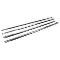 ราคา 4pcs Window Weatherstrip Trim Side Shield Seal Cover Strip For Honda Accord Sedan 4 Door 2008 2009 (55203178571)