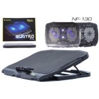 ราคา Nubwo NF-130 พัดลมโน๊ตบุ๊ค ปรับระดับความสูงได้ cooling Pad 4 Fan (1445115691)