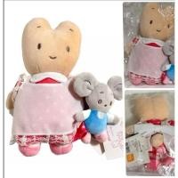 ราคา Rare Sanrio It‘s Demo Collaboration Marron Cream Plush Toy เป็นตุ๊กตาถือหนู (43301446525)