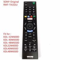 ราคา SONY Original RMT-TX102U สําหรับ SONY ทีวีรีโมทคอนโทรลสําหรับ KDL-32W600D KDL-40W650D KDL-48W650D KDL32W600D KDL40W650D KDL48W650D (54903817418)