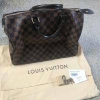 ราคา กระเป๋า LV Louis Vuitton Speedy 35 Damier มือ2 (used) (3100070736)