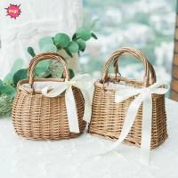 ราคา INNICE ตะกร้าดอกไม้มือทำจากผ้าหวาย ดีไซน์สไตล์ชนบท เหมาะสำหรับพิคニックและการใช้งานประจำวัน (24598106814)