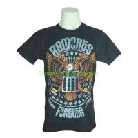 ราคา เสื้อวง Ramones ไซส์ยุโรป ราโมนส์ PTA1202 ลายวงดนตรีร็อค เดธเมทัล Rockyeah (6971028010)
