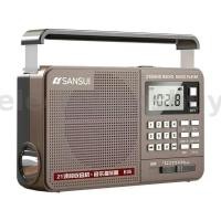ราคา SANSUI E35 วิทยุบลูทูธแบบพกพาดิจิตอล Retro ลําโพง HiFi Bass เครื่องเล่นเพลงพร้อมไฟฉาย LED FM/AM/SW Full Band รองรับ USB/TF Card Playback วิทยุ (44702708258)