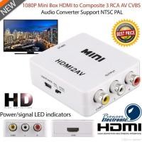 ราคา สายอะแดปเตอร์ HDMI เป็น AV RCA CONVERTER (44255773834)