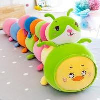 ราคา [หมอน] หนอนผีเสื้อที่มีสีสันหมอนยาวหมอนนอนสุภาพสตรีของขวัญวันเกิดเด็กนอนตุ๊กตาของเล่นตุ๊กตาขนาดใหญ่ (53459333463)