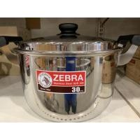 ราคา Zebra หม้อหุงต้ม 2 หู รุ่น carry สแตนเลส ตราหัวม้าลาย ขนาด 30 ซม. (6302573861)