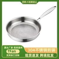 ราคา 304 เหล็กสามชั้น TITANIUM ค้อนทุบกระทะ กระทะสแตนเลส Non-Stick กระทะเคลือบผิว TITANIUM PAN PURE TITA (42729162586)