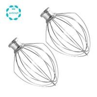 ราคา สําหรับ K5AWW Wire Whip เปลี่ยนสําหรับห้องครัว 5QT 5K5SS 5KPM5 Mixer สําหรับ 5 Quart Lift เครื่องลวด Whip 2 ชิ้น (50061099704)