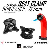 ราคา ปะกับรางเบาะท่อกลม ขนาด7X7mm สำหรับหลักอาน TREK EMONDA SL5 SL6 SL7 SEATPORT RAIL CLAMP (for around rail 7x7mm.) สีดำ (50557991755)