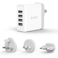ราคา Orico 4 Ports USB 2.4 A Smart Wall Charger White (DSP-4U) (4159646917)