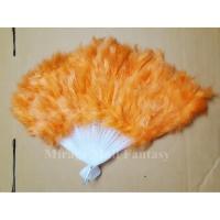ราคา พัดขนนก Fan สีส้ม (517252233)