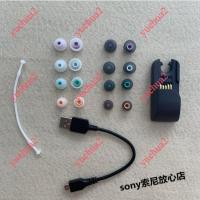 ราคา เหมาะสําหรับ Sony NW-WS413 NW-414 NW-625 NW-623 Original ฐาน Charger กันน้ํา Earbud Cover ปรับสายเคเบิลข้อมูลพร้อมแท่นชาร์จว่ายน้ําหูฟังอุปกรณ์เสริม Sony Original สายชาร์จสาย (53610279145)