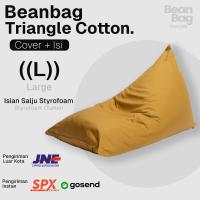 ราคา KATUN Bean Bag สํารวจ || ถุงถั่วสามเหลี่ยมผ้าฝ้ายขนาดใหญ่ (ล) รวมไส้ (48760030526)