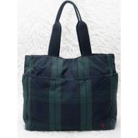 ราคา กระเป๋าโท้ท (Tote Bag) Polo Ralph Lauren Tote Bag - Black Watch Tartan (53809842320)