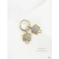 ราคา ขั้วสร้อยคอคิตตี้ฝังเพชร cz งานหุ้มทอง 5 ไมครอน (18289259399)