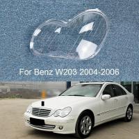 ราคา ไฟหน้ารถสําหรับ Mercedes Benz C-class W203 2004 2005 2006 ฝาครอบเปลี่ยนโคมไฟเลนส์ Shell รถอุปกรณ์เสริม (52059331388)