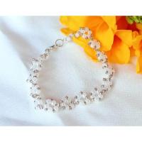 ราคา กำไลลูกปัด สีขาวเงิน น่ารักๆ (14738214597)