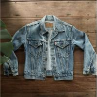 ราคา Vintage Levi's 70704-0216 Trucker Denim Jean Jacket Size 14 Made In USA (27914664815)