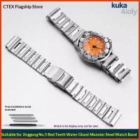 ราคา KUKA4LOLY ใช้กับ SEIKO Monster SKX779 SKX781 สายนาฬิกา, 20 มม.สแตนเลสเปลี่ยนสร้อยข้อมือสําหรับ Diver WatchAA (56105001955)