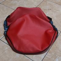ราคา MERAH HONDA C70 C50 ฝาครอบที่นั่งหนังซาติน RED PLAIN BLACK LINE ขายปลีก (49510847180)