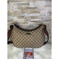 ราคา Gucci เขียวแดง Crossbody มือสอง ของแท้ (17070437748)