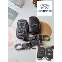 ราคา ซองกุญแจหนัง HYUNDAI H1 หนังแท้ เดินด้ายแดง โลโก้โลหะ (18058437553)