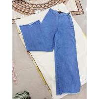 ราคา กางเกงยีนส์ขายาวเอวสูง มือ 2 สียีนส์ซีด (27591188891)